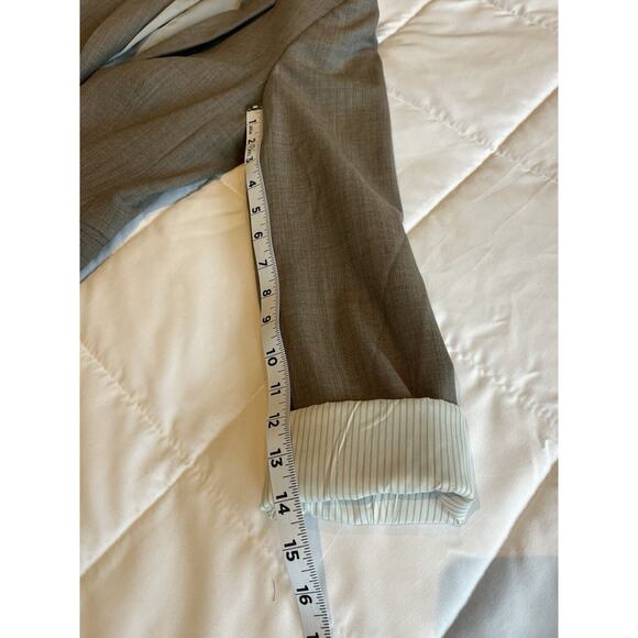 Banana Republic Blazer Womens 6 Tan Wool Blend Stretch 2 Button Classic Career - Picture 7 of 11